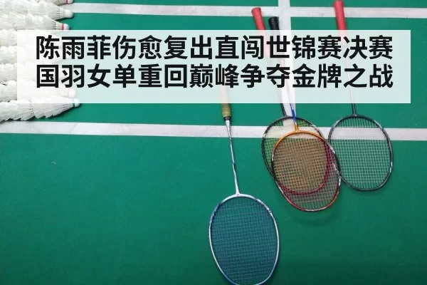 陈雨菲伤愈复出直闯世锦赛决赛 国羽女单重回巅峰争夺金牌之战